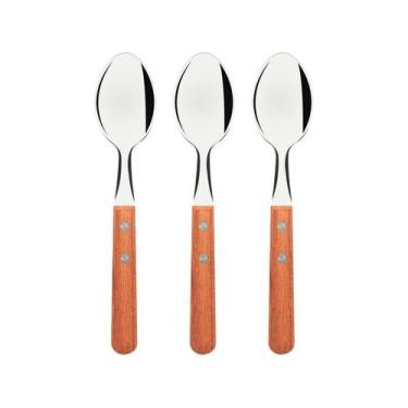 Imagem de Conjunto De Colheres Para Chá Dynamic Com Lâminas Em Aço Inox E Cabos 
