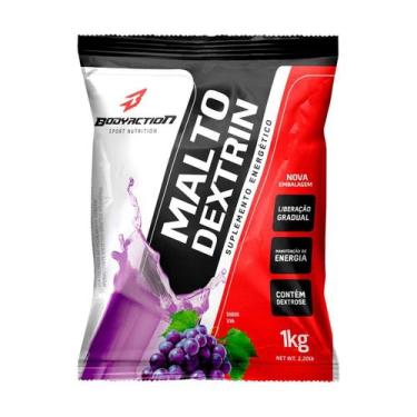 Imagem de Malto Dextrin - 1000g Refil Uva - BodyAction - Body Action