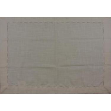 Imagem de Jogo Americano de 2 lugares Ajour em tecido cinza -L Hermitage - L'Her