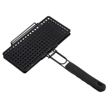 Imagem de Grelha Easy Grill antiaderente cabo emborrachado 28x40x4cm -Dynasty, 3