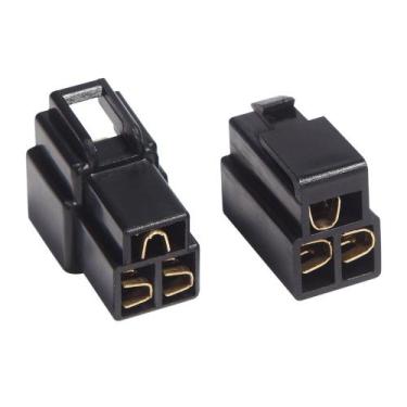 Imagem de Kit conector technoise 3 vias com trava preto - pc / 10