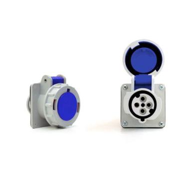 Imagem de Tomada industrial embutir 3p+t32a 220/240v ip67strahl pa4249