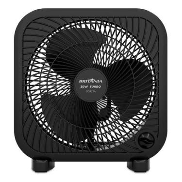 Imagem de Ventilador Circulador Britânia 30w 3 Velocidades Bca25a Estrutura Pret