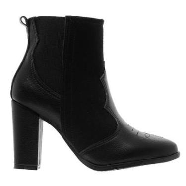 Imagem de Bota Cano Curto Feminino Beira rio 9043.139 Preta-Feminino