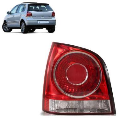 Imagem de Lanterna Traseira Polo Hatch 2007 A 2011 Bicolor Moldura Rubi - Automo