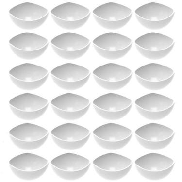 Imagem de Conjunto 24 Potes de Sobremesa Doces Branco Avulso 265ml Plástico Trio