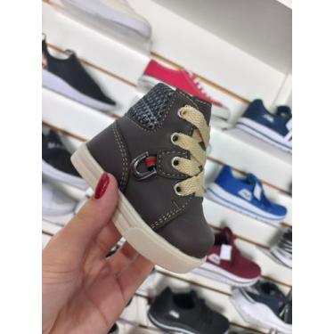 Imagem de Bota BB Pé Infantil Menino para Festa, Marrom, 21