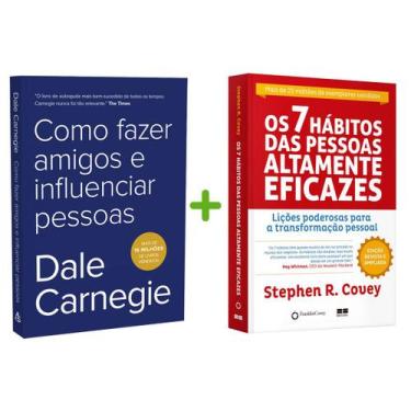 Imagem de Kit 2livros, Como Fazer Amigos e Influenciar Pessoas + Os 7 Hábitos da