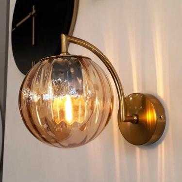 Imagem de Dinamica Arandela Dcb02143 1lamp E27 Dr Vidro Champagne - Sindora / di