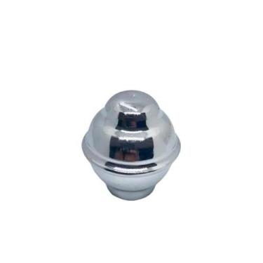 Imagem de Ponteira Bola Oca P/ Cortinas Tubo/varão Cromado 19mm (par) - KAZA104 