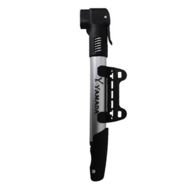 Imagem de Bomba de Ar Mini Bicicleta Yamada Nylon/Alumínio Bico Duplo - Elleven