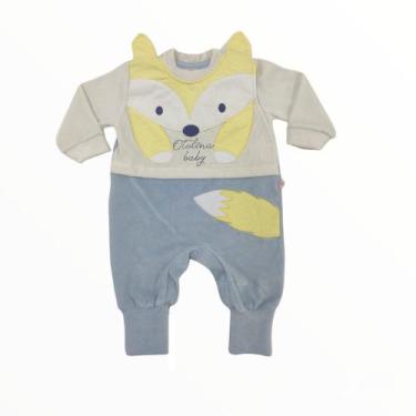 Imagem de Macacão Plush Luxo Otolina Raposa Azul - Otolina My Baby
