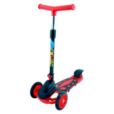Imagem de Patinete Radical Dobrável Power Vermelho - Dm Toys - DM Brasil