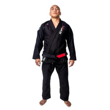 Imagem de Kimono de Jiu Jitsu KVRA Bloodline Preto A2