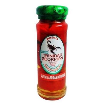 Imagem de Pimenta Trinidad Scorpion Conserva 70g - Pimenta Fogo Mineiro