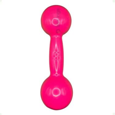 Imagem de Halter Emborrachado 5 Kg - Rosa - 2M FITNESS