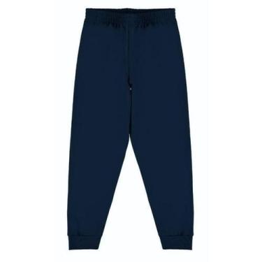 Imagem de Calça Moletom Infantil Unissex Malwee 4 ao 10 Ref. 108790, Azul marinh