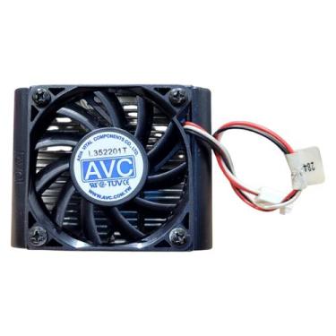 Imagem de Cooler Ventoinha Fan Avc 60mm Com Dissipador Socket 478 12dc Preto