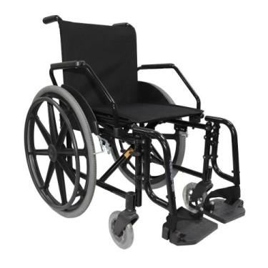 Imagem de Cadeira de rodas cantu sl plus 44x42x40 120kg prt. jaguaribe