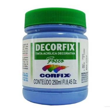 Imagem de Tinta Acrílica Fosca Corfix 250ml para Arte e Artesanato Cor:Azul Styl