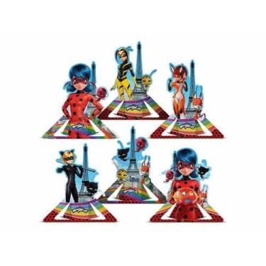 Imagem de DECORACAO DE MESA LADYBUG CORE 06 un. - Regina