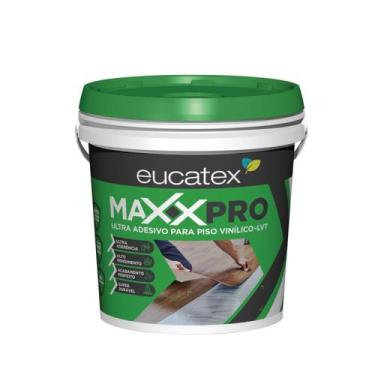 Imagem de Cola para Piso Vinilico 4kg Maxx Pro Ultra Lvt Eucatex Bege Eucafloor