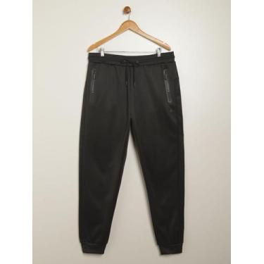 Imagem de Calça Esportiva Bolso Zíper Plus Size Masculina PRETO - OPEN SHOCK, Pr