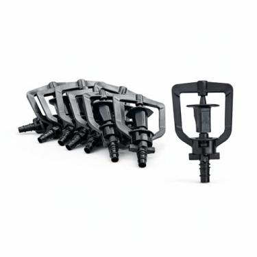 Imagem de Microaspersor Plasnova Preto 38 L/h Rotativo 360 Kit com 25 Unidades p