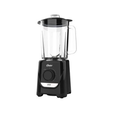Imagem de Liquidificador com jarra de vidro 1250 W 220 V - Oster, Preto, 220V