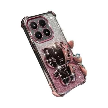 Imagem de Capa Com Glitter Hello Kitty Para MOTO Edge 70 Fusion 60 50 S pro NEO 