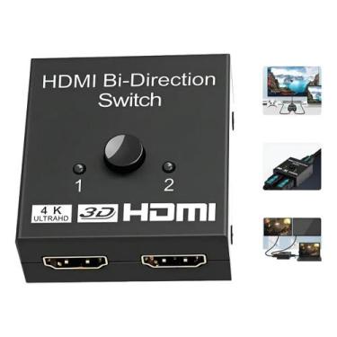 Imagem de Chaveador Switch HDMI 2x1 1x2 Bidirecional 4K Ultra HD - Lotus