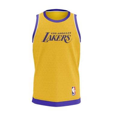 Imagem de Regata NBA Division Lakers Infantil - Braziline, 6, Amarelo