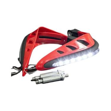 Imagem de Protetor De Guidão LED Para Motocicleta, Luz De Sinalização Para Moto 