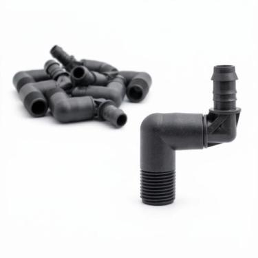 Imagem de Kit 10 Conectores 1/2" SBE Plasnova Joelho Articulado Para Aspersores 