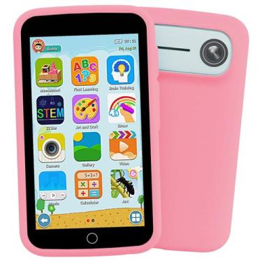 Imagem de Telefone de Brinquedo Infantil Rseaay com Tela Touchscreen de 4" e 220