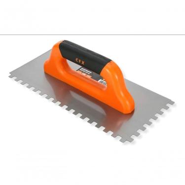 Imagem de Desempenadeira CFX Alta Resistência Dentes 8x8mm Cinza Casa Chafariz 12X28CM