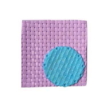 Imagem de Confeitaria dos moldes, F793 MOLDE DE SILICONE TEXTURA PALHA CONFEITARIA ARTESANATO