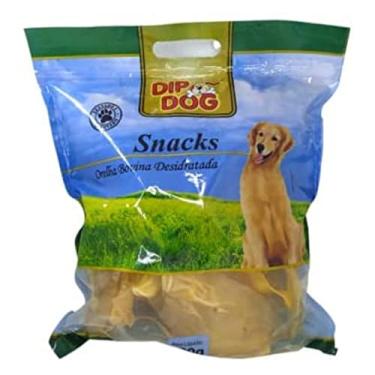 Imagem de Mordedor Orelha Bovina Natural Para Cachorros 500g Dip Dog