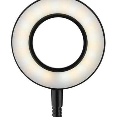 Imagem de Ring Light Iluminador Circulo Led De Mesa Com Clip On 360