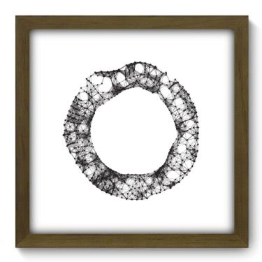 Imagem de Quadro Decorativo - Abstrato - 33cm x 33cm - 105