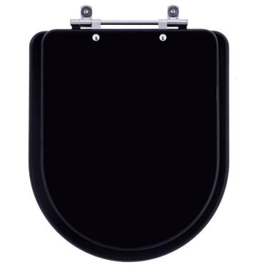 Imagem de Assento Sanitário Nexo Onix Preto Fosco para Vaso Roca