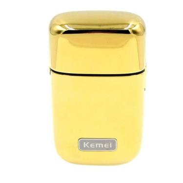 Imagem de Barbeador Elétrico Shaver Recarregável Kemei Km Tx1 Gold