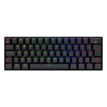 Imagem de Teclado Mecânico Gamer Redragon Draconic Pro Preto 60% Rgb
