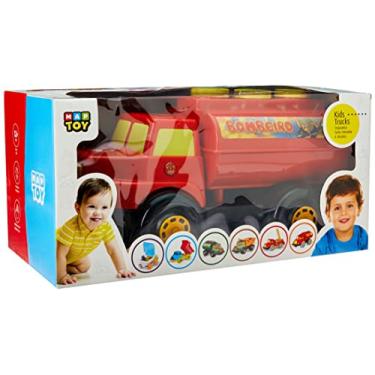 Imagem de Brinquedo Caminhão Bombeiro Maptoy com Tanque
