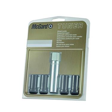 Imagem de McGard 25116 Preto (M14 x 1,5 Tamanho de rosca) Tuner Estilo Cone Assento Cadeado Roda Conjunto de 4