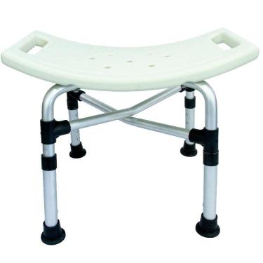Imagem de Banco Para Banho 120 Kg Ortopédico Com Trava Bege Sequencial