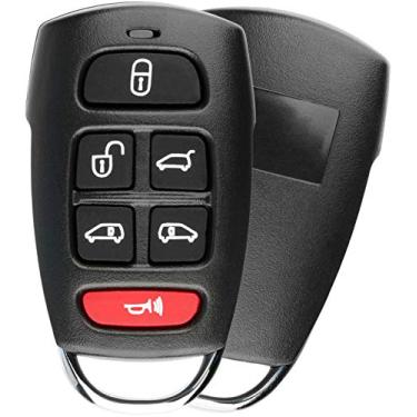 Imagem de Chaveiro sem chave KeylessOption para chave de carro com botão de alarme para Kia Sedona Mini Van Hyundai Entorage