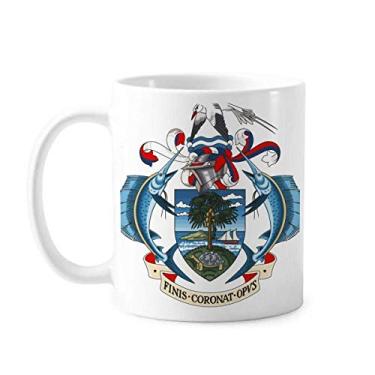 Imagem de Seychelles Africana National Emblem Caneca Cerâmica Café Porcelana Utensílios de Mesa