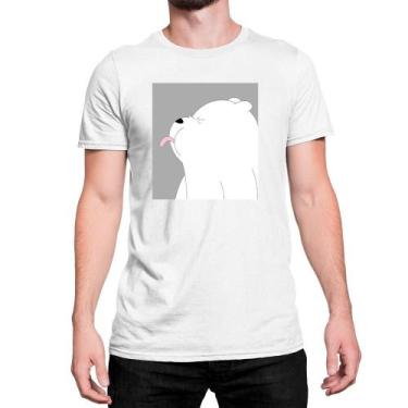 Imagem de Camiseta T-Shirt We Bare Bears Urso Sem Curso Língua Algodão - Store S