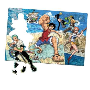 Imagem de Quebra Cabeça One Piece Puzzle Play Luffy E Zoro 200 Peças - Elka - El